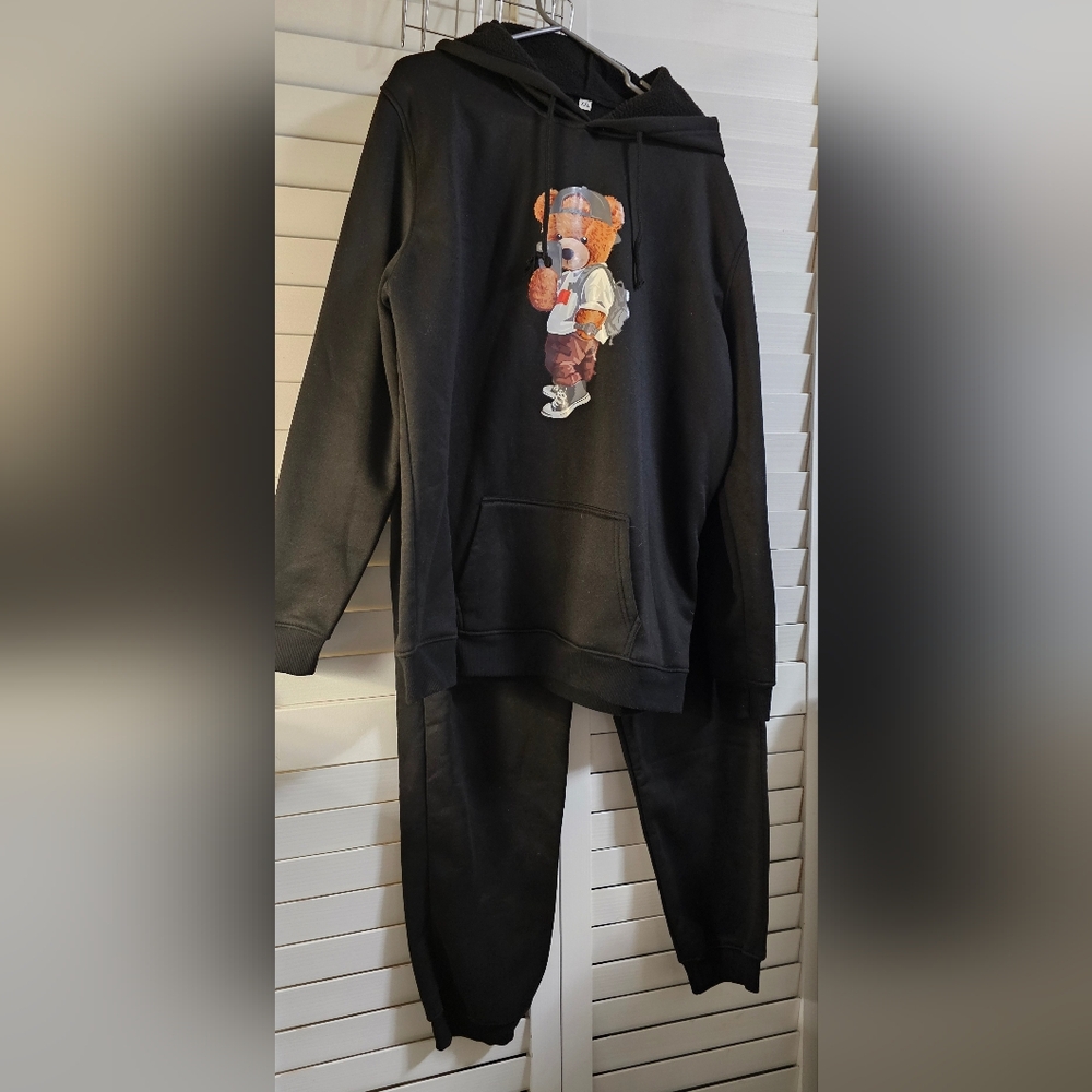 New brand, Black Bear Hoodie and Joggers Set
